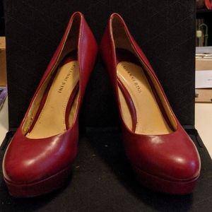 Gianni Bini Red Platform Heels